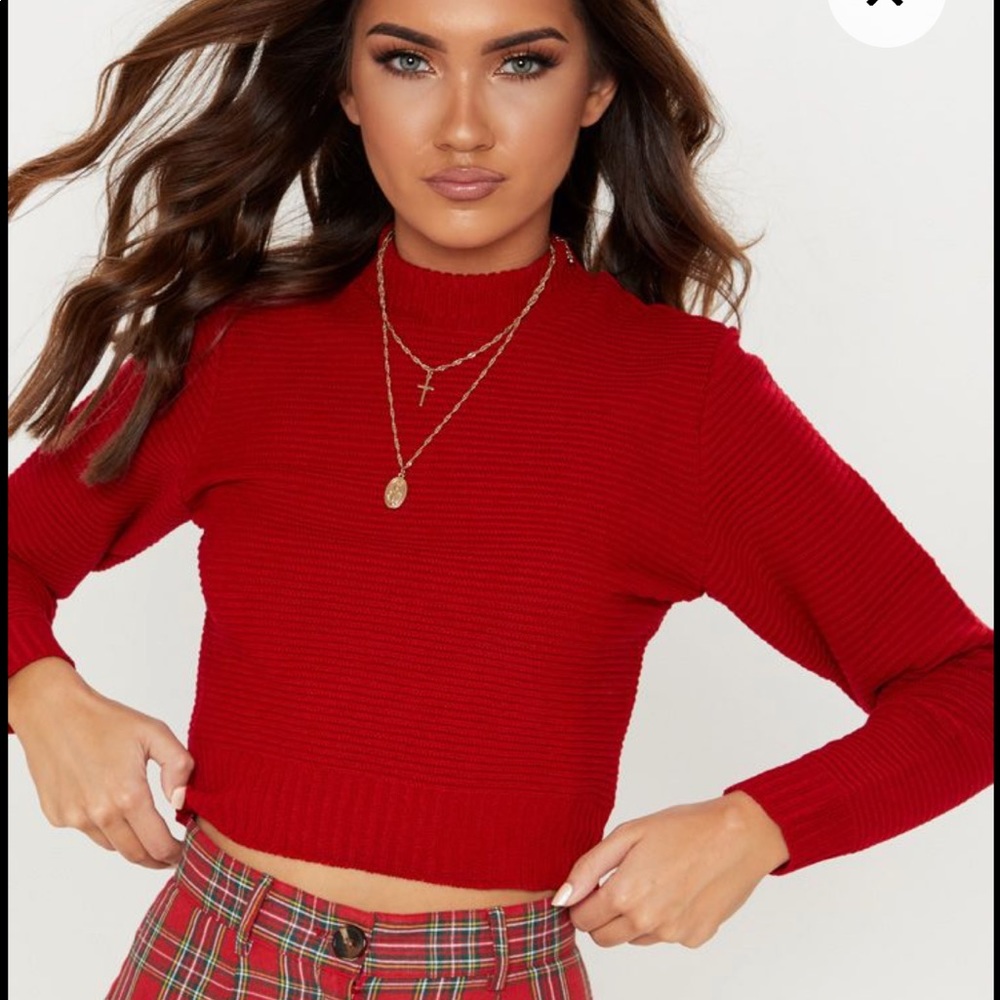 Crop sweater